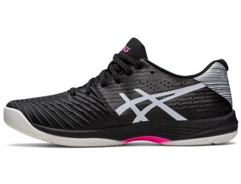 Asics Solution Speed FF Men's Tennis Shoe (Black/Hot Pink)
