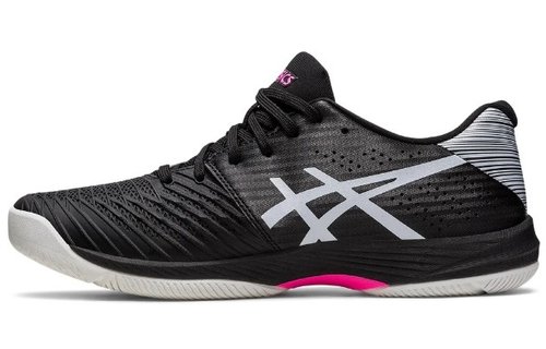 Asics Solution Speed FF Men's Tennis Shoe (Black/Hot Pink)