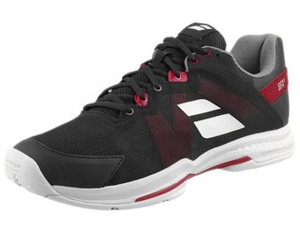 Babolat SFX3 AC Men's Tennis Shoe (Black/Poppy Red)