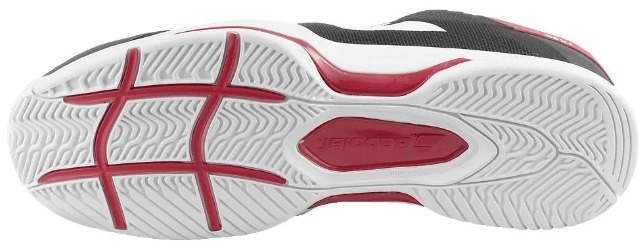 Babolat SFX3 AC Men's Tennis Shoe (Black/Poppy Red)