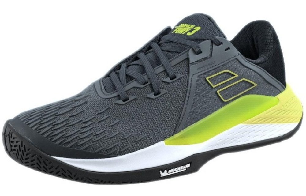 Babolat Propulse Fury 3 AC Men s Tennis Shoe Gray Aero