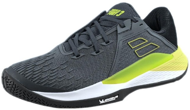 Babolat Propulse Fury 3 AC Men's Tennis Shoe (Gray/Aero)