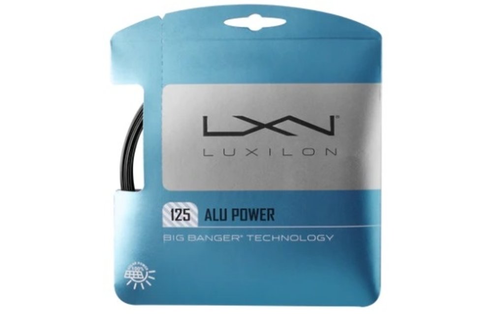 Luxilon Alu Power 125/16L Tennis String (Black)