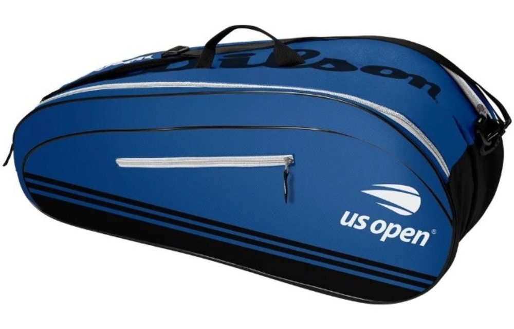 Wilson US Open Team 6 Pack Racquet Bag (Blue/Black) 