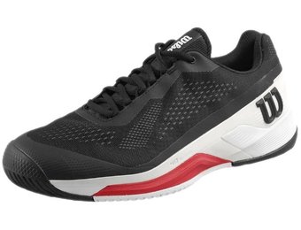 Wilson Men's Rush Pro 4.0 (Black/Poppy Red)