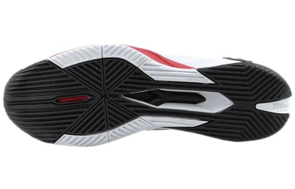 Wilson Men's Rush Pro 4.0 (Black/Poppy Red)
