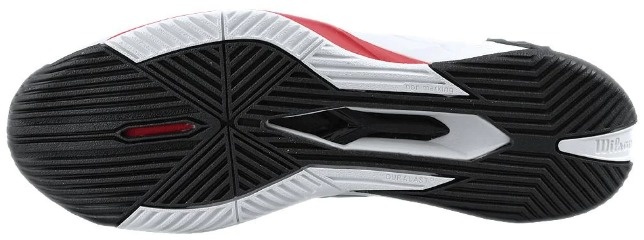 Wilson Men's Rush Pro 4.0 (Black/Poppy Red)