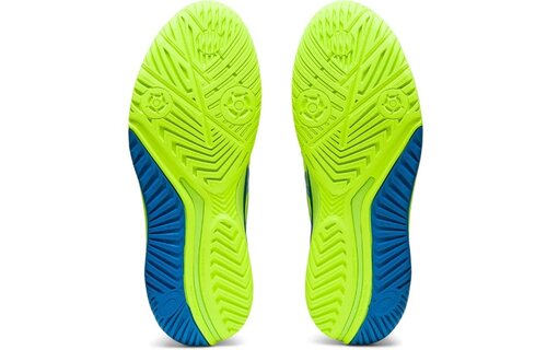 Asics Gel-Resolution 9 Women's Tennis Shoe (Hazard Green/Reborn Blue)