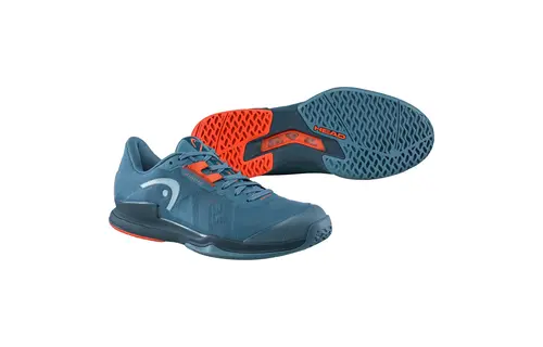 Head Sprint Pro 3.5 Men's Tennis Shoe (Blue/Orange)