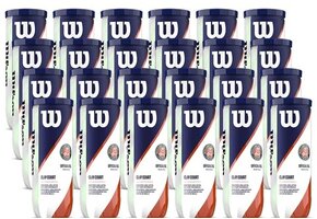 Wilson Roland Garros Clay Asa Tennis Balls Case (24 Cans)