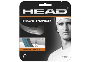 Head Hawk Power 17/1.25 Tennis String (Petrol)