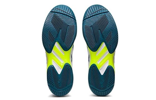 Asics Solution Speed FF 2 Men's Tennis Shoe (White/Teal)