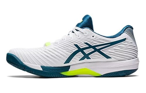 Asics Solution Speed FF 2 Men's Tennis Shoe (White/Teal)