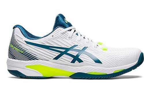 Asics Solution Speed FF 2 Men's Tennis Shoe (White/Teal)