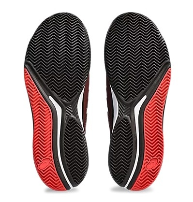 Asics Gel Resolution 9 Clay Men's Tennis Shoe (Red/White)