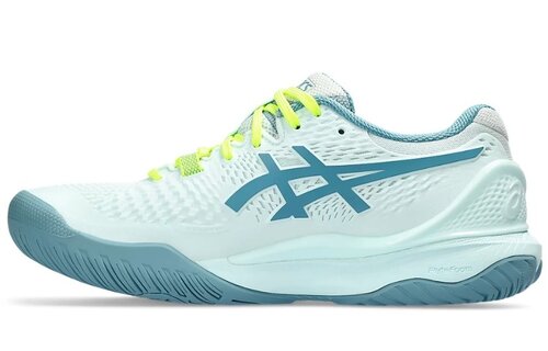 Asics Gel Resolution 9 WIDE Women's Tennis Shoe (Soothing Sea/Gris Blue)