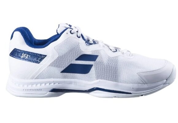 Babolat SFX 3 Men's Tennis Shoe (White/Navy)
