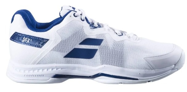 Babolat SFX 3 Men's Tennis Shoe (White/Navy)