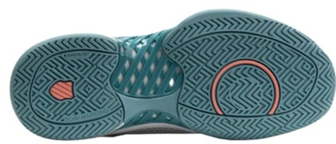 K-Swiss Express Light Women's Pickleball Shoe (Blanc/Nile/Desert)