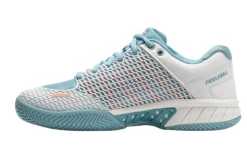 K-Swiss Express Light Women's Pickleball Shoe (Blanc/Nile/Desert)