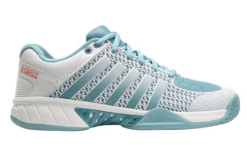 K-Swiss Express Light Women's Pickleball Shoe (Blanc/Nile/Desert)