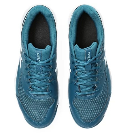 Asics Gel Dedicate 8 Men's Tennis Shoe WIDE (Restful Teal/White)