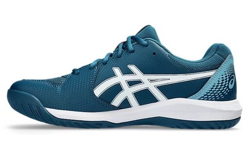 Asics Gel Dedicate 8 Men's Tennis Shoe WIDE (Restful Teal/White)