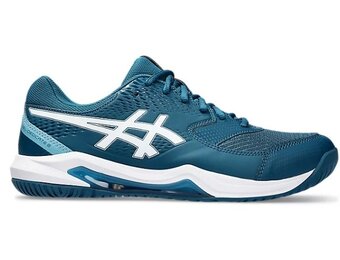 Asics Gel Dedicate 8 Men's Tennis Shoe WIDE (Restful Teal/White)