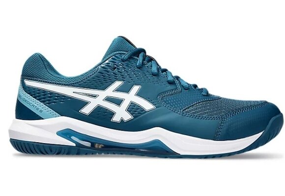Asics Gel Dedicate 8 Men's Tennis Shoe WIDE (Restful Teal/White)