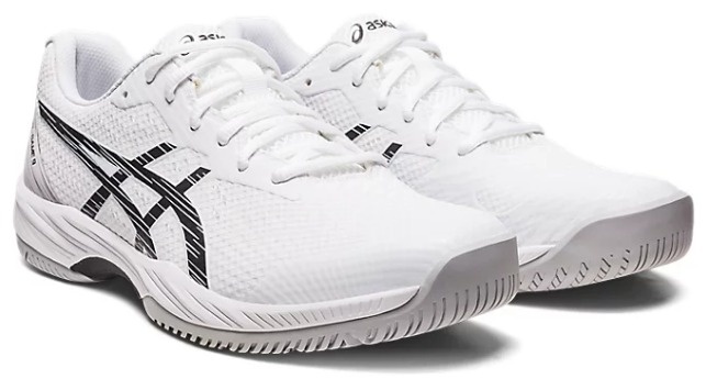 Asics Gel Game 9 Men's Tennis Shoe (White/Black)
