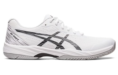 Asics Gel Game 9 Men's Tennis Shoe (White/Black)