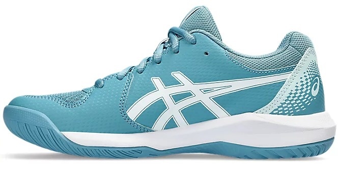 Asics Gel Dedicate 8 Women's Tennis Shoe (Gris Blue/White)