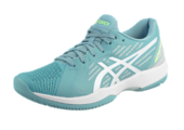 Asics Solution Swift FF Women's Tennis Shoe (Gris Blue/White)