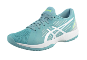 Asics Solution Swift FF Women's Tennis Shoe (Gris Blue/White)
