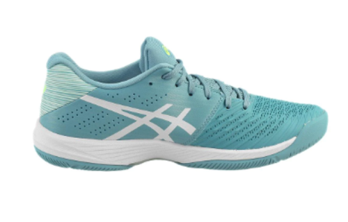 Asics Solution Swift FF Women's Tennis Shoe (Gris Blue/White)