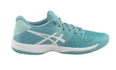 Asics Solution Swift FF Women's Tennis Shoe (Gris Blue/White)