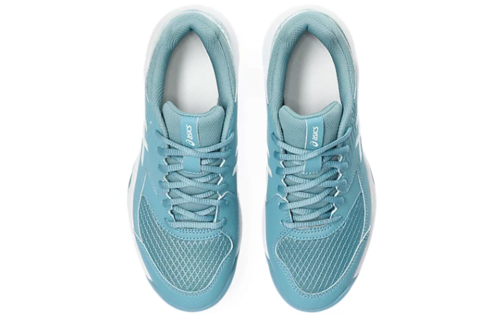Asics Gel Dedicate 8 Women's Tennis Shoe WIDE (Gris Blue/White)