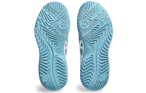 Asics Gel Dedicate 8 Women's Tennis Shoe WIDE (Gris Blue/White)