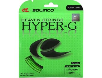 Solinco Hyper-G 16L/1.25 Tennis String (Green)