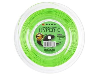 Solinco Hyper-G Soft 16L/1.25 Tennis String Reel (Green)