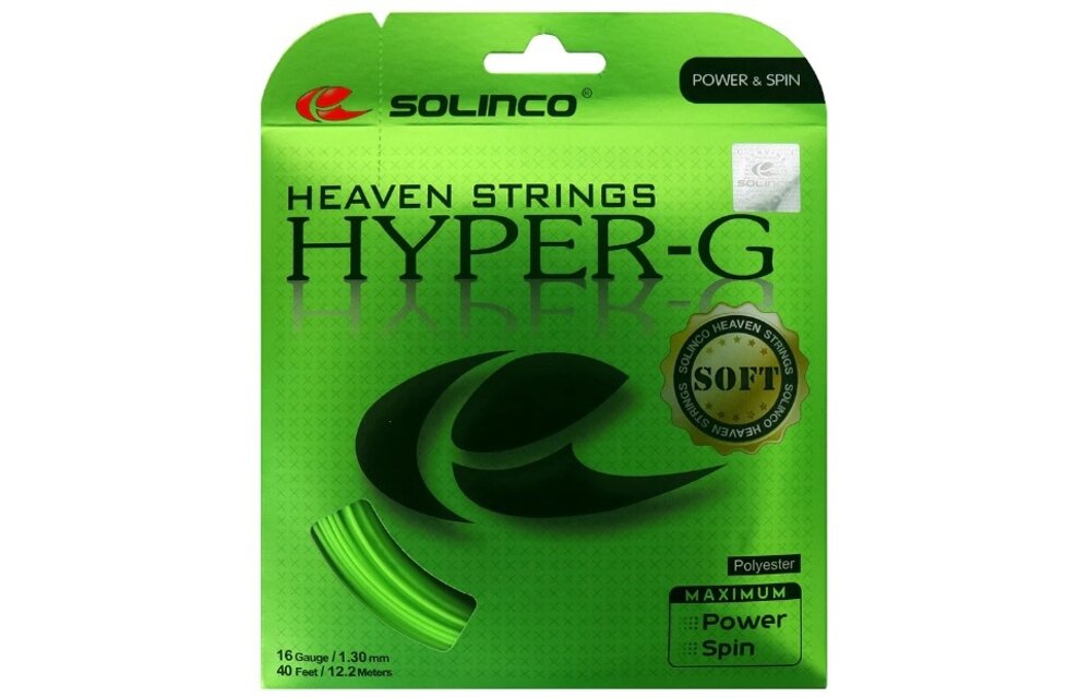 Solinco Hyper-G Soft 16L/1.25 Tennis String (Green
