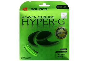 Solinco Hyper-G Soft 16L/1.25 Tennis String (Green)