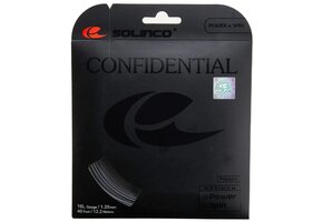 Solinco Confidential 17/1.20 Tennis String (Grey)