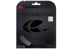 Solinco Confidential 16L/1.25 Tennis String (Grey)