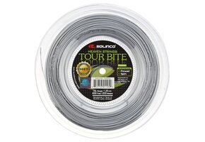 Solinco Tour Bite Soft 16L/1.25 Tennis String Reel (Silver)