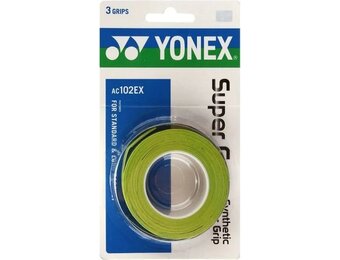 Yonex Super Grap Overgrip 3 Pack (Citrus Green)