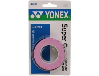 Yonex Super Grap Overgrip 3 Pack (Pink)
