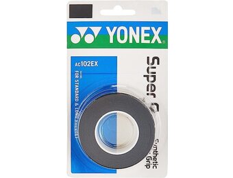 Yonex Super Grap Overgrip 3 Pack (Black)