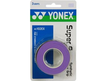 Yonex Super Grap Overgrip 3 Pack (Purple)