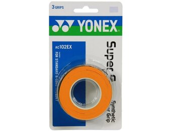 Yonex Super Grap Overgrip 3 Pack (Orange)
